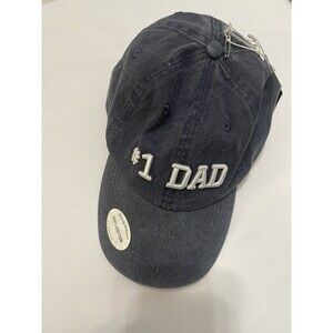 TOMMY BAHAMA #1 Dad Adjustable Baseball Cap Blue NEW Hat Casual Boating Beach